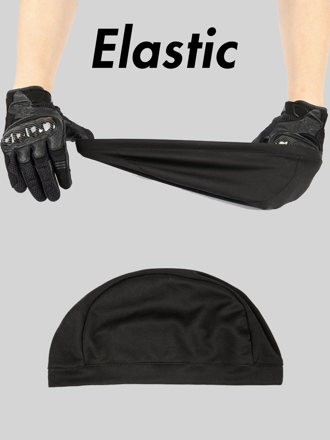 Musion Kopfbedeckung Motorradhelm Innenkappe Schweißabsorbierend Hochelastisch Outdoor-Sportmütze – Detail 2