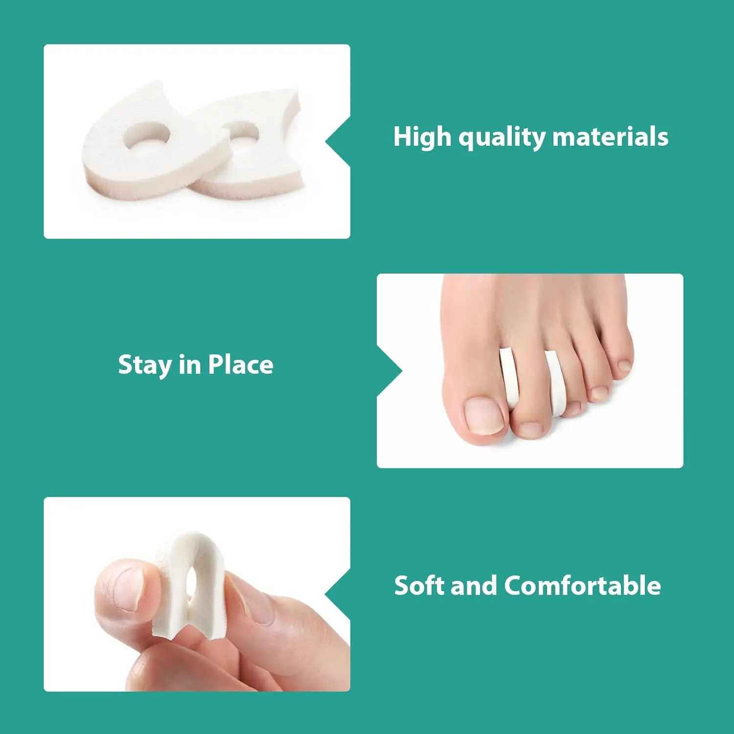

10~50Pcs Toe Separatorr Toe Spreader Separator Bunion Hallux Valgus Corrector Thumb Finger Correction Straightener Foot Care