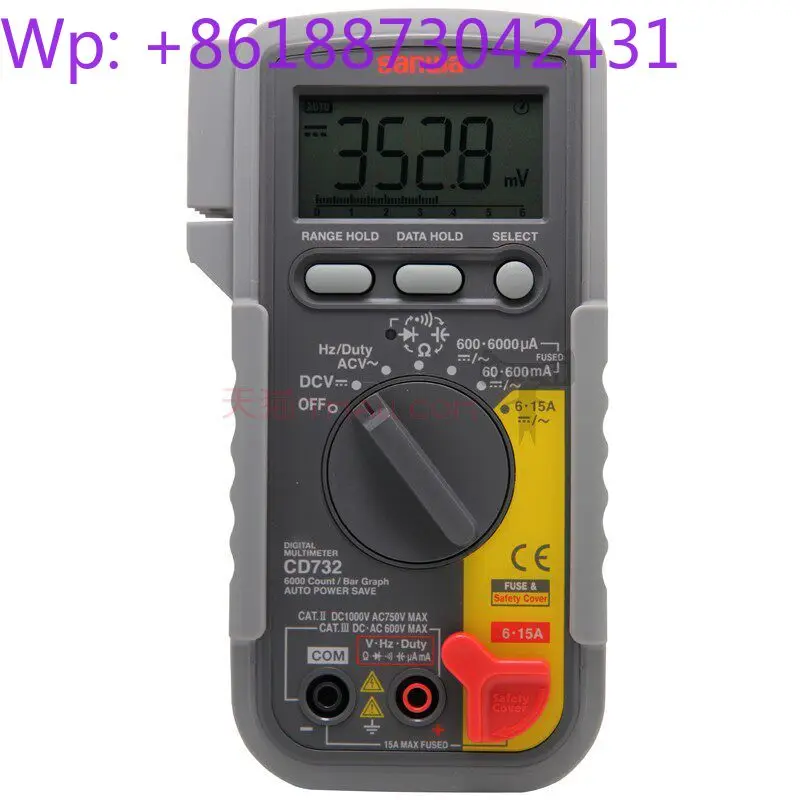 New sanwa CD771/772 series multi-function high-precision automatic range standard electrical digital multimeter 1pcs