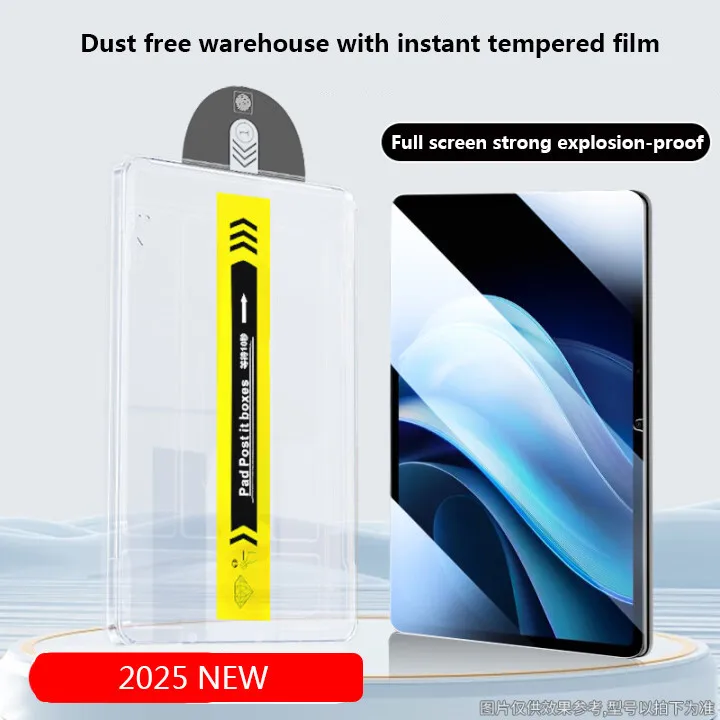 

Защитная пленка для экрана Motorola Moto Pad 60 Pro 12,7 дюйма 2025 комплект автоматического выравнивания закаленное стекло