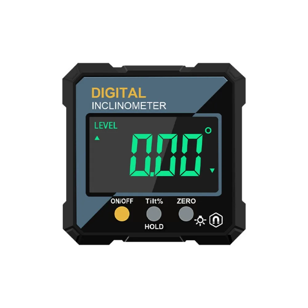 

Waterproof Electronic Angle Protractor LCD Backlight Single-sided Magnetic Digital Inclinometer High-precision Angle Finder