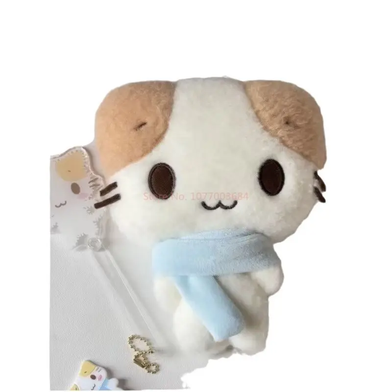 Masyumaro-Porte-clés en peluche Fluffy Fuwa Nyanko Cat, clé à breloque personnalisée, JOAnime Kawaii, sac mignon pour femme