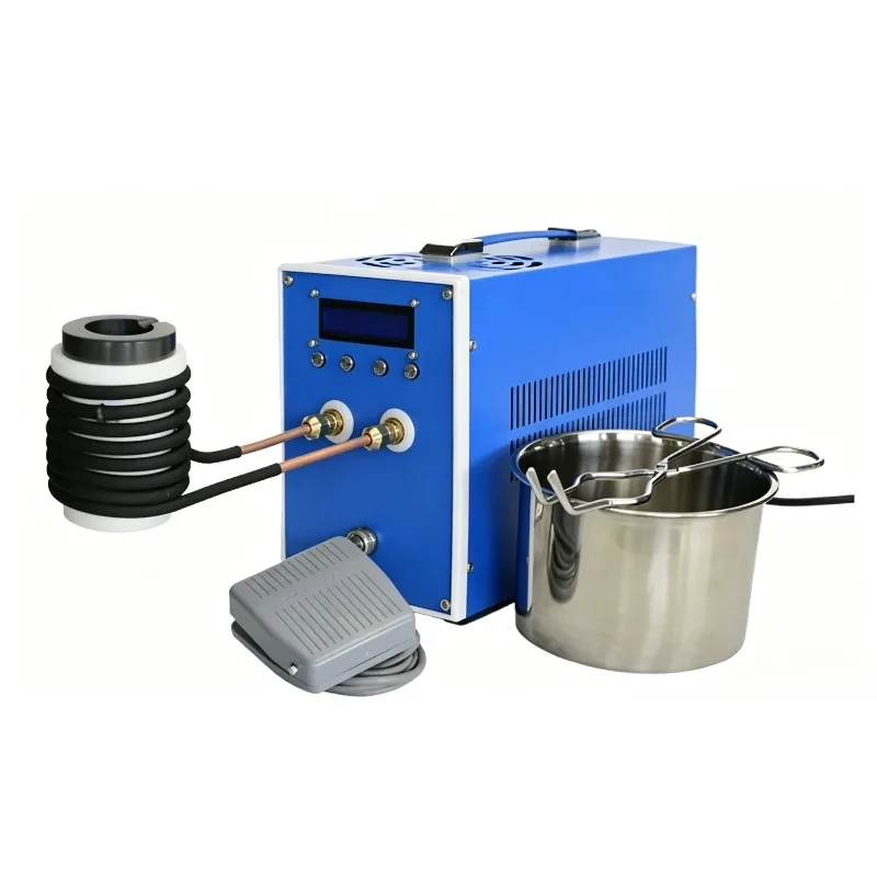 2KW/3KW Induction Heater Induction Heating Machine Furnace Machine High Point Gold Metal Melting Furnace