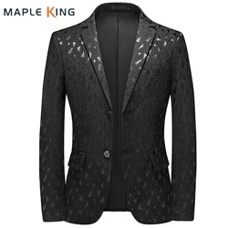 Mens Clothing 2022 Blaser Slim Masculino Wedding Party Dress Suits Jacket Homme Luxury Korean Men Blazer Hombre Elegante Moderno