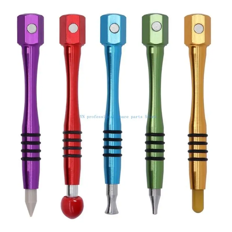 

41XA 5Pieces Aluminum Alloy Car Dent Repair Pen With Simple Application Perfect For Home Garage Or Outdoor Parking Lots Use