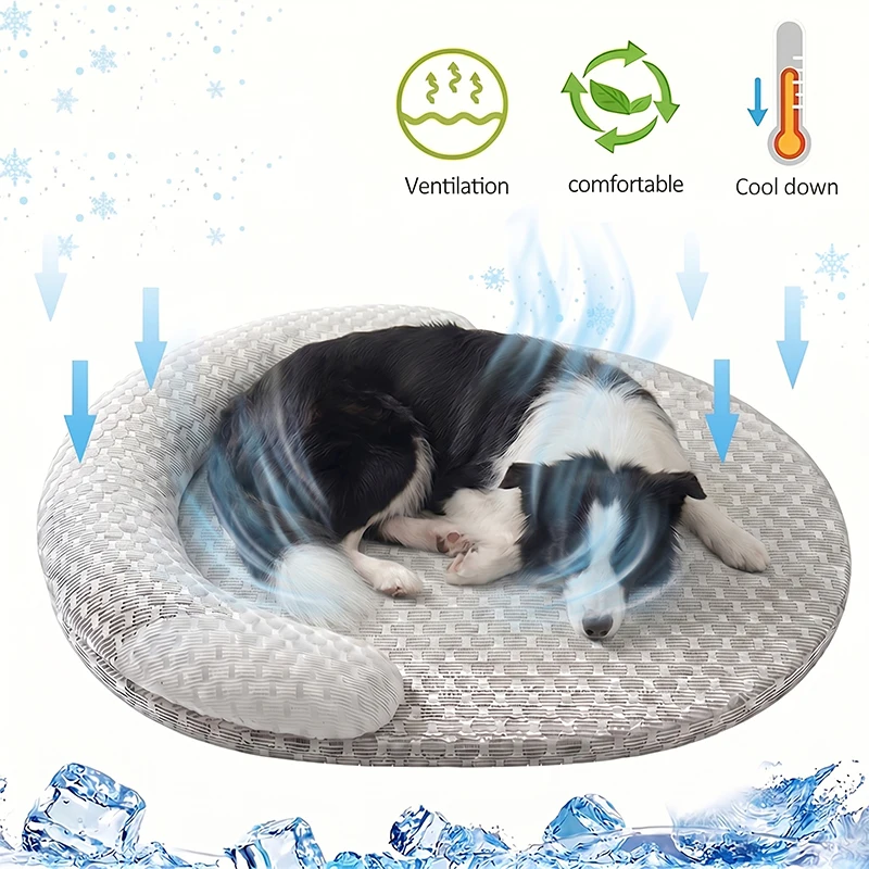 Cama refrescante para gatos y perros – Almohadilla fresquita de verano