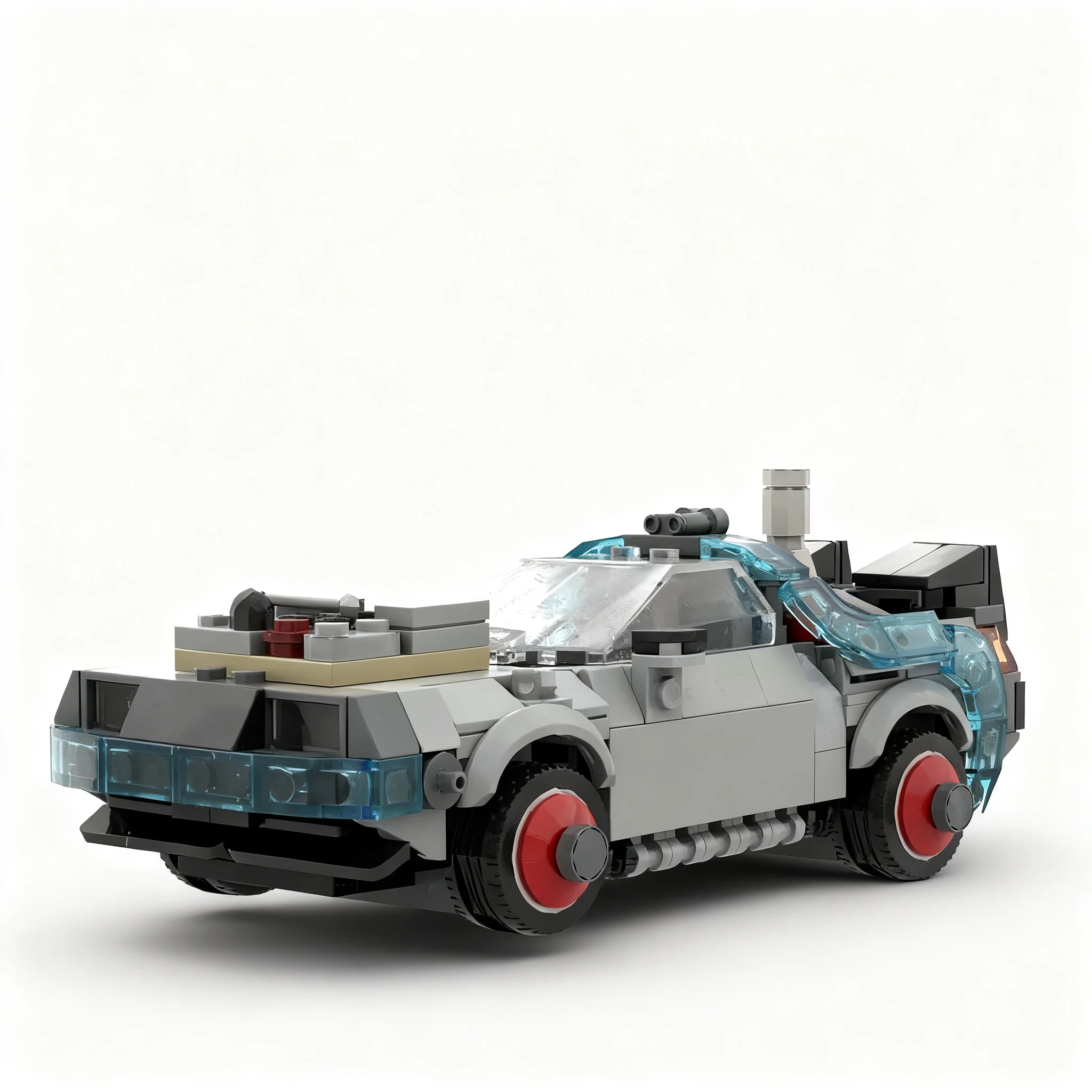 349pcs MOC Delorean Modification Part 3 Version City Champions Model Toy Building Blocks Construction Christmas Gift Brick Kids