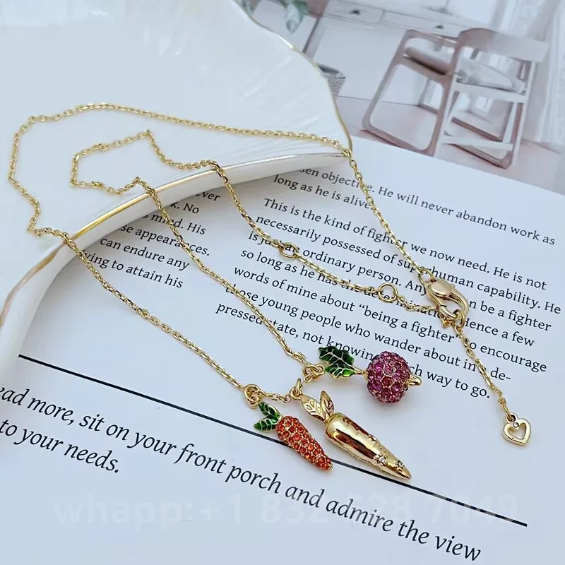 

1:1 бренд Кейт ювелирные изделия животное цветок кулон ожерелье для женщин подарок на день рождения и годовщину