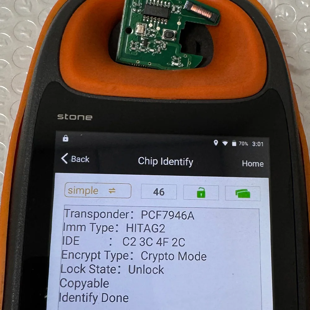 Original NXP Chip For Renault Clio II Master Twingo Scenic Kangoo 1 2 3 Simbol Laguna Trafic Espace ID46 433Mhz Remote Car Key