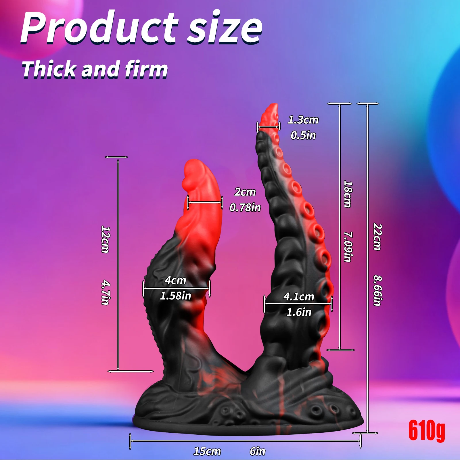 2 لون سيليكون مزدوج الرأس المكونات الشرج G بقعة محفز الوحش دسار ل مثليه مثلي الجنس الاستمناء الرجال جهاز تدليك للبروستاتا لعبة الجنس #5