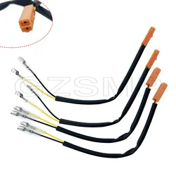 Conectores indicadores de cableado de señal de giro, adaptadores de enchufe, aptos para KAWASAKI Z125, Z250, Z300, Z650, Z900, Z1000, Ninja ZX, ZR, ZX6R 650 OEM