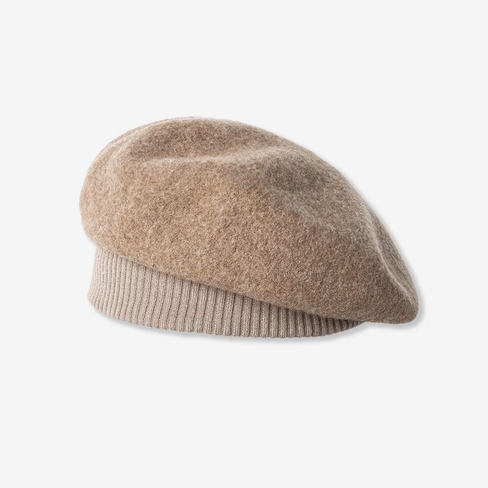 Winter Hats For Women Beret Knitted Wool Deep Brim Keep Warm Large Size Painter Cap Female Casual Fashion New Beanies Vintage