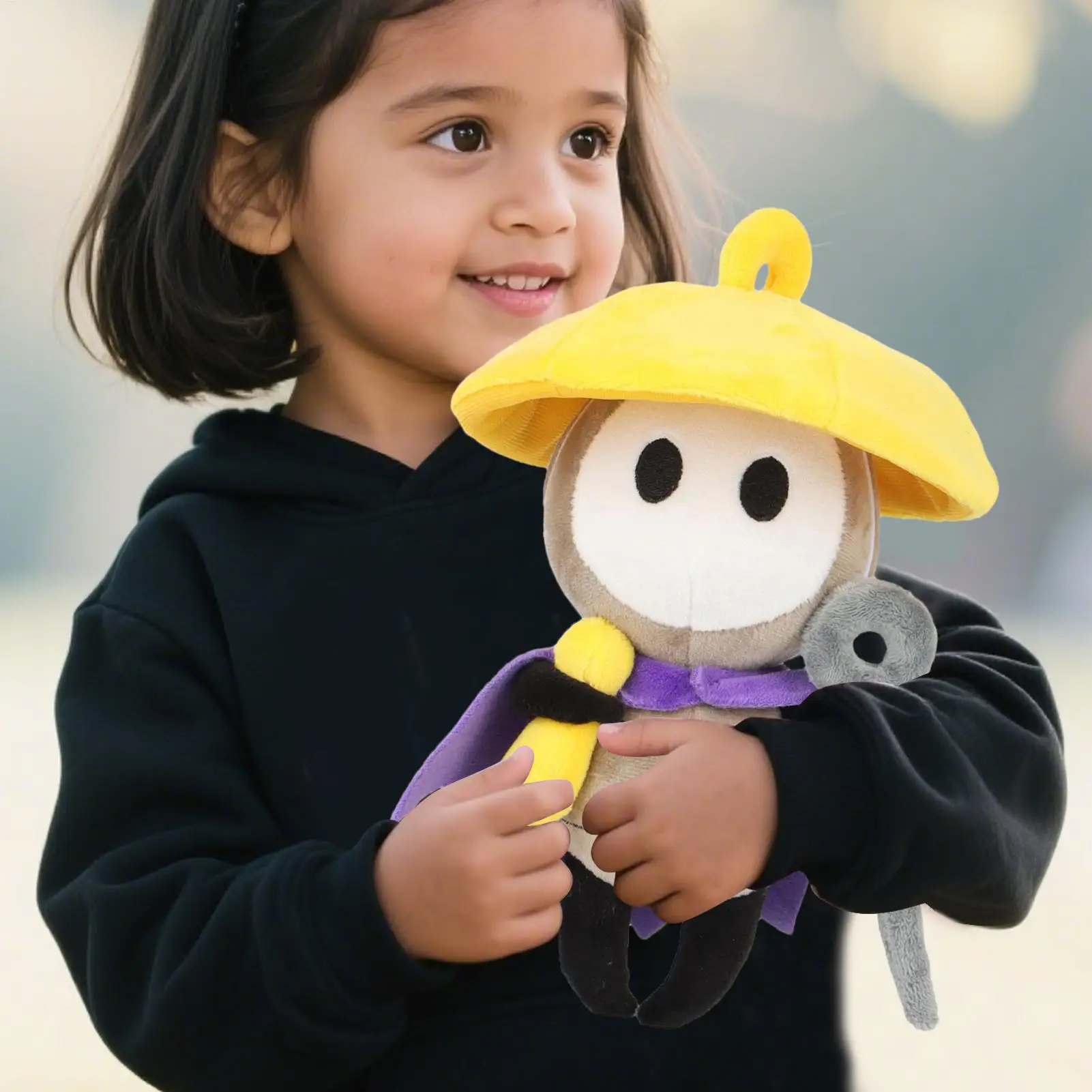 카툰 펀 핫셀 옐로우 햇 나이트 플러시 토이 인형 홀로우나이트 쿠션 플러시 토이 홈 데코 어린이 선물