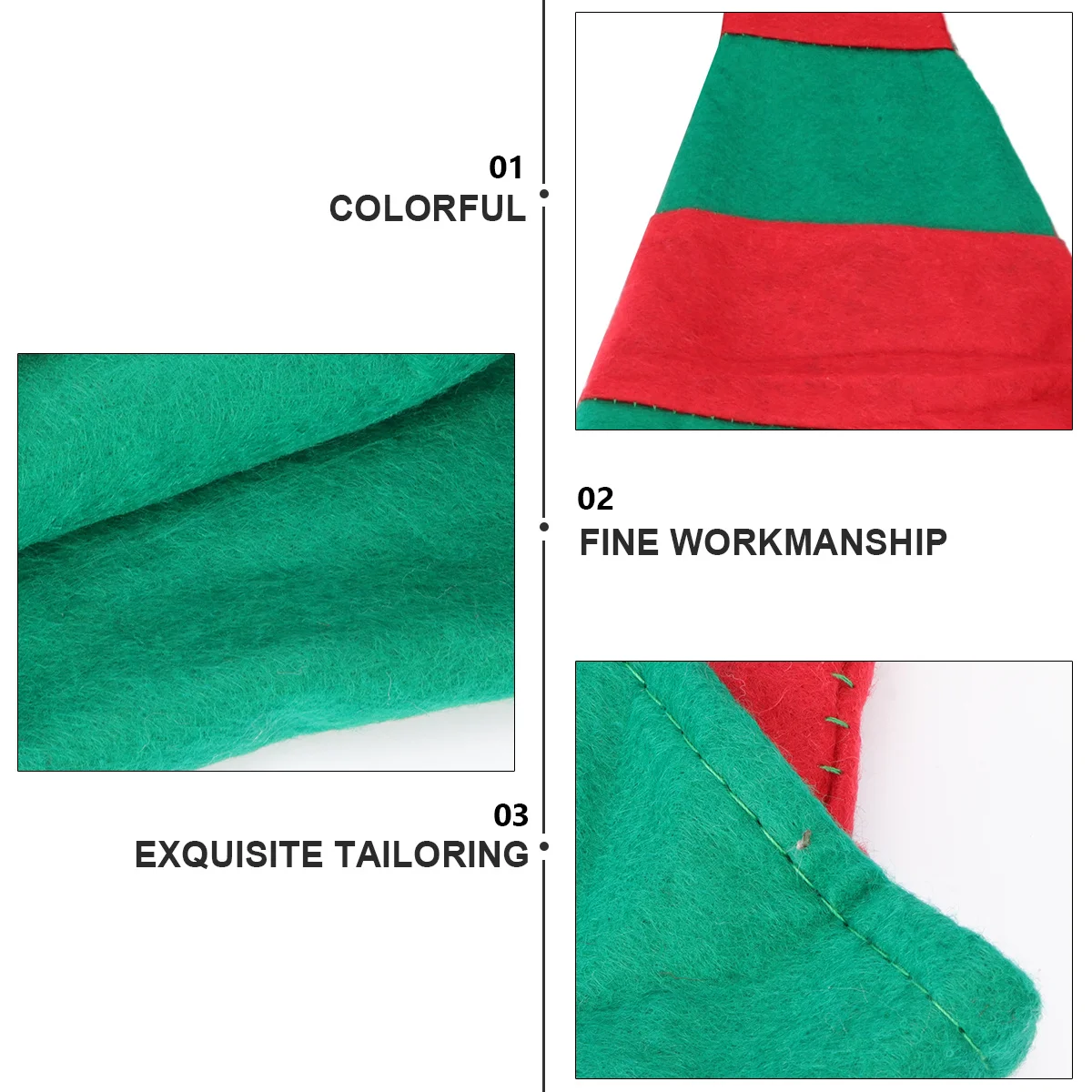 

1Pcs Christmas Hat Decoration Supplies Green Lightweight Comfortable Hat for Christmas Cosplay Headdress Party Head Accessories