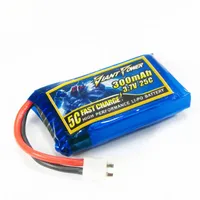 3.7V 1S 300mAh 25C LiPO Battery for Walkera Mini Genius CP Ladybird H107L RC Helicopter Model Airplane