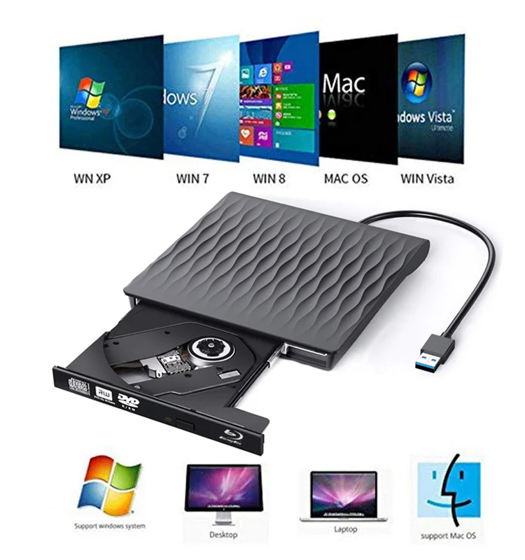 3D portable blu ray player 3.0 DVD players External DVD Writer external dvd drive blu ray player blu ray BD-Combo