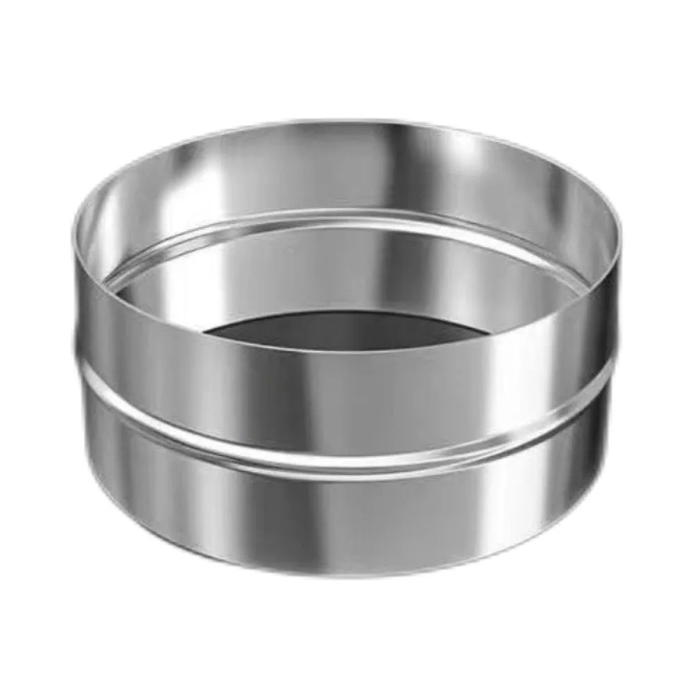 Stainless Steel Connector Designed to Fit All Standard Exhaust Pipes Perfect for Wood Stoves and Fireplace Installations