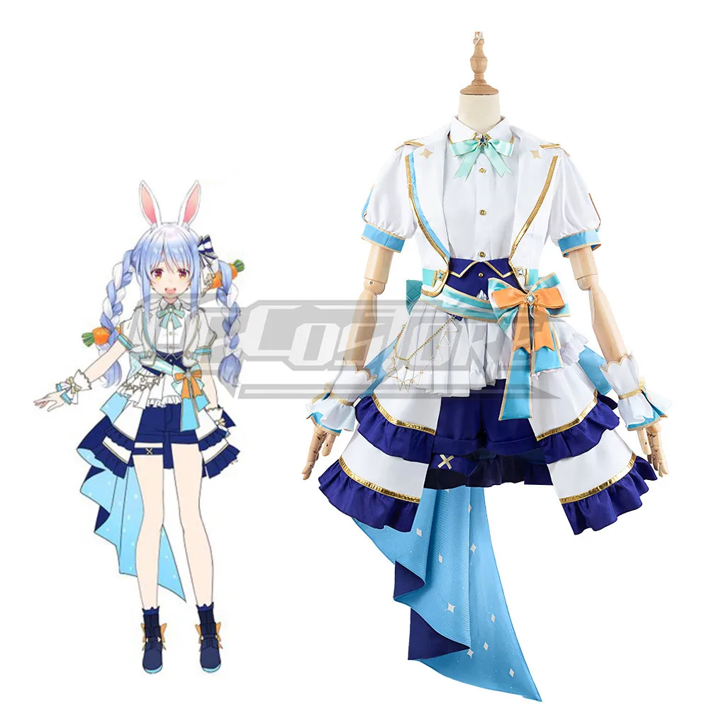 Virtual Liver VTuber Usada Pekora Cosplay Costume Anime  Dresses Christmas Halloween Freeshipping CG1547-4WL