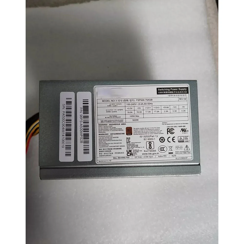 FSP500-70AGB 산업용 컴퓨터 전원 공급 장치 FSP500-70AGB 500W