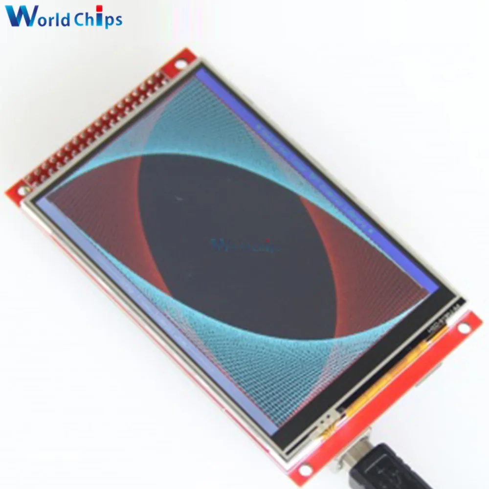 TFT Color Touch LCD Display Module, Driver para Arduino Mega2560, Placa de Desenvolvimento, 800x480 IPS, RGB, 65K, 5V, NT35510, 4"