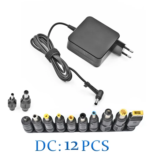 Adaptador de corriente Universal para ordenador portátil de CA de 65W, cargador portátil de 19V 3.42A para Asus Acer Sony Lenovo Dell Hp MSI
