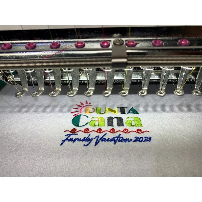 Single Head Multi Needles Automatic Computerized Embroidery Machine For Hat Cap T Shirt view 3