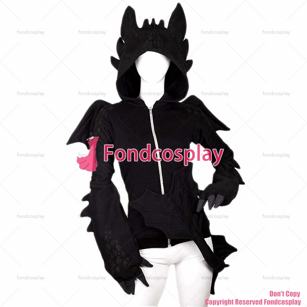 fondcosplay How To Train Your Dragon Nightfury Toothless Dragon Hoodie Movie jacket Cosplay Costume Tailor-made[G1385]