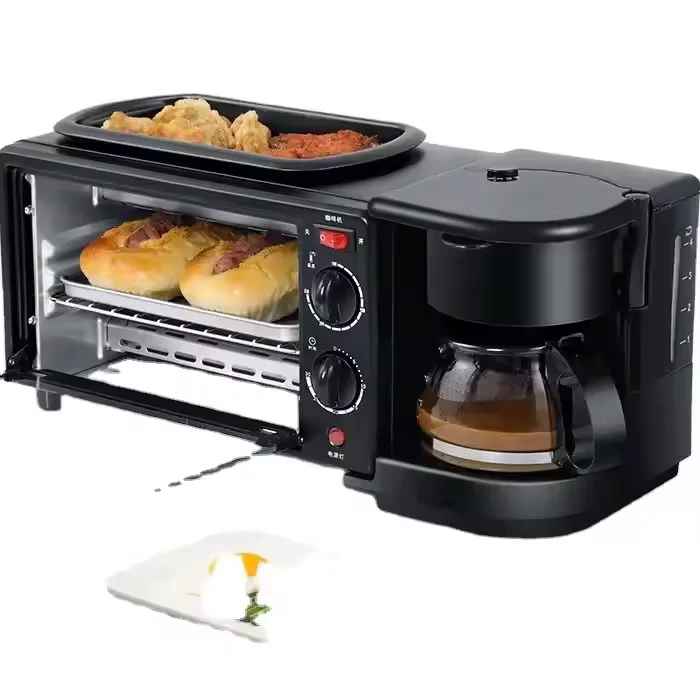 2025-new-hot-sell-3-in-1-breakfast-maker-microwave-3-in-1-breakfast-station-oven-coffee-maker-and-frying-pan