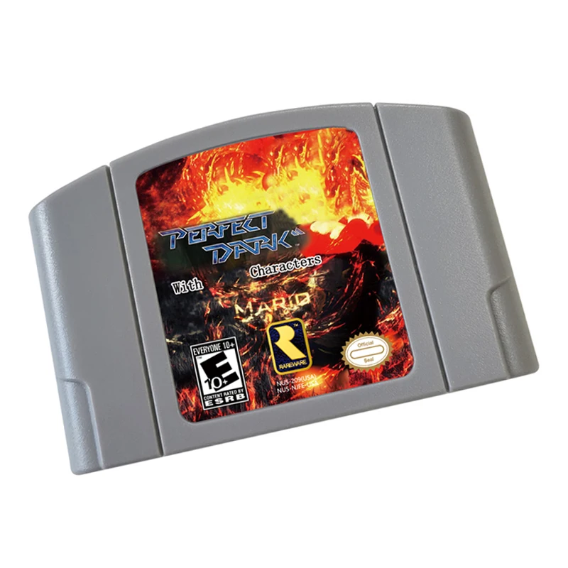 Perfect Dark With Mar Characters 64 Bit  Video Game Cartridge For US  Version Game Console