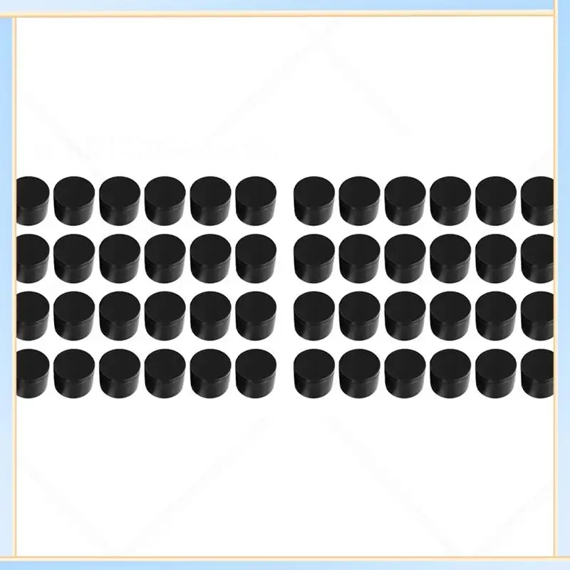 

-A60I 48Pcs Black Candle Tins, 4Oz Empty Candle Tin With Lids For DIY Candles Making, Matte Full Candle Jars For Candle Making