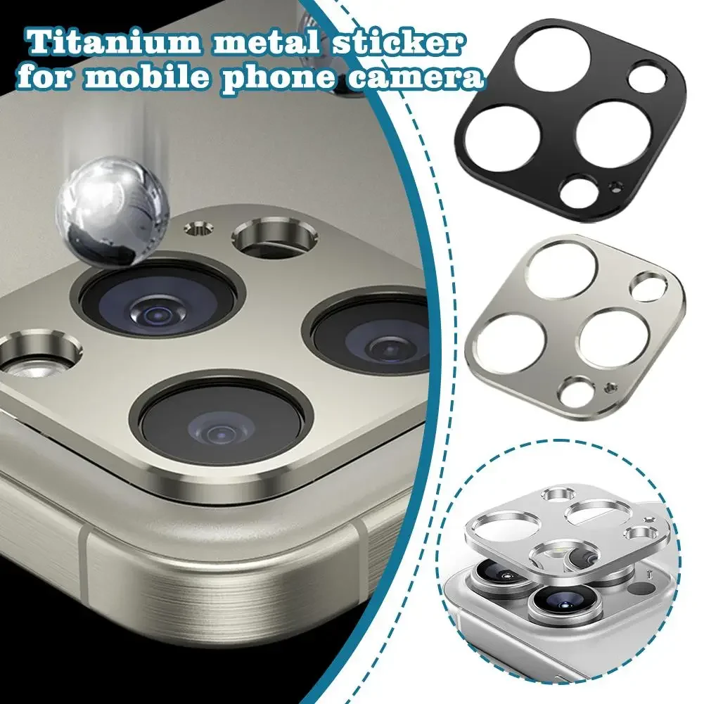 Für IPhone 17 16 15 Pro Max Hinten Kamera Objektiv Abdeckung Fall Für IPhone 14 Pro Zurück Aluminium Legierung Metall Kamera Schutz film