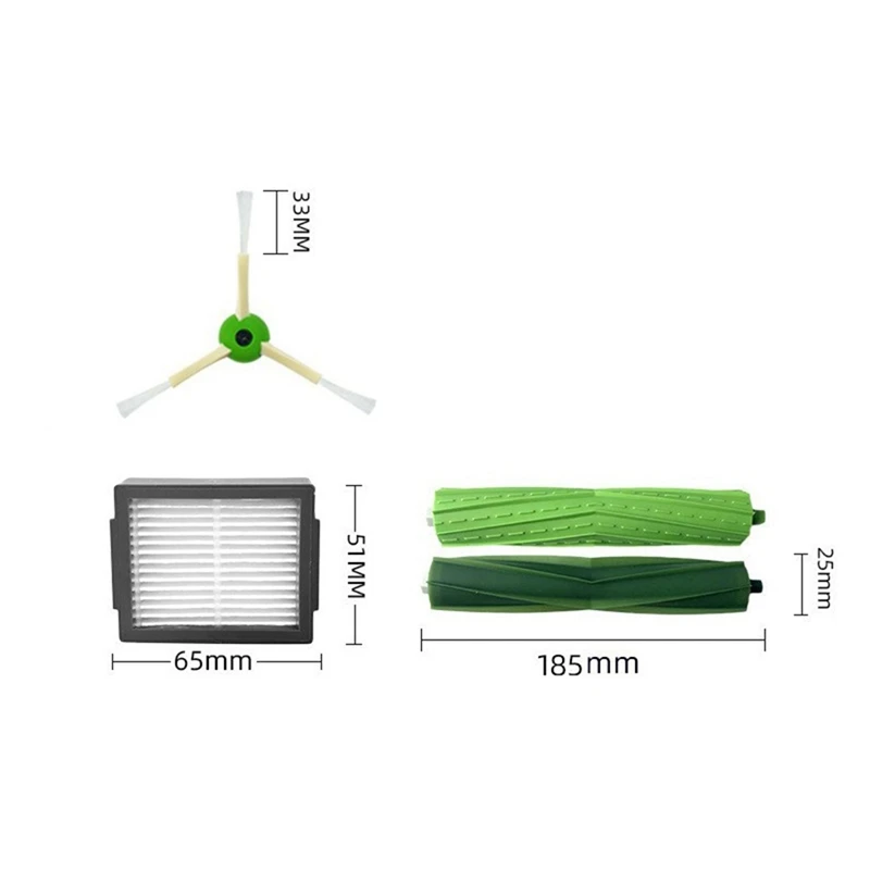 ملحقات المكنسة الكهربائية لـ Irobot Roomba ، الفرشاة الرئيسية ، الملحقات ، I7 ، I3 ، I3 ، I4 ، I4 ، I6 ، I8 ، I8 Plus ، J7 ، E5 ، E6 ، E7