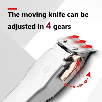 Kemei KM-1949 KM-1986PG KM-TX1 Profesionální zastřihovač vlasů Elektrický akumulátorový zastřihovač vlasů Stříhací strojek pro muže 8 nejlepší prodej Kemei TX1 - №8