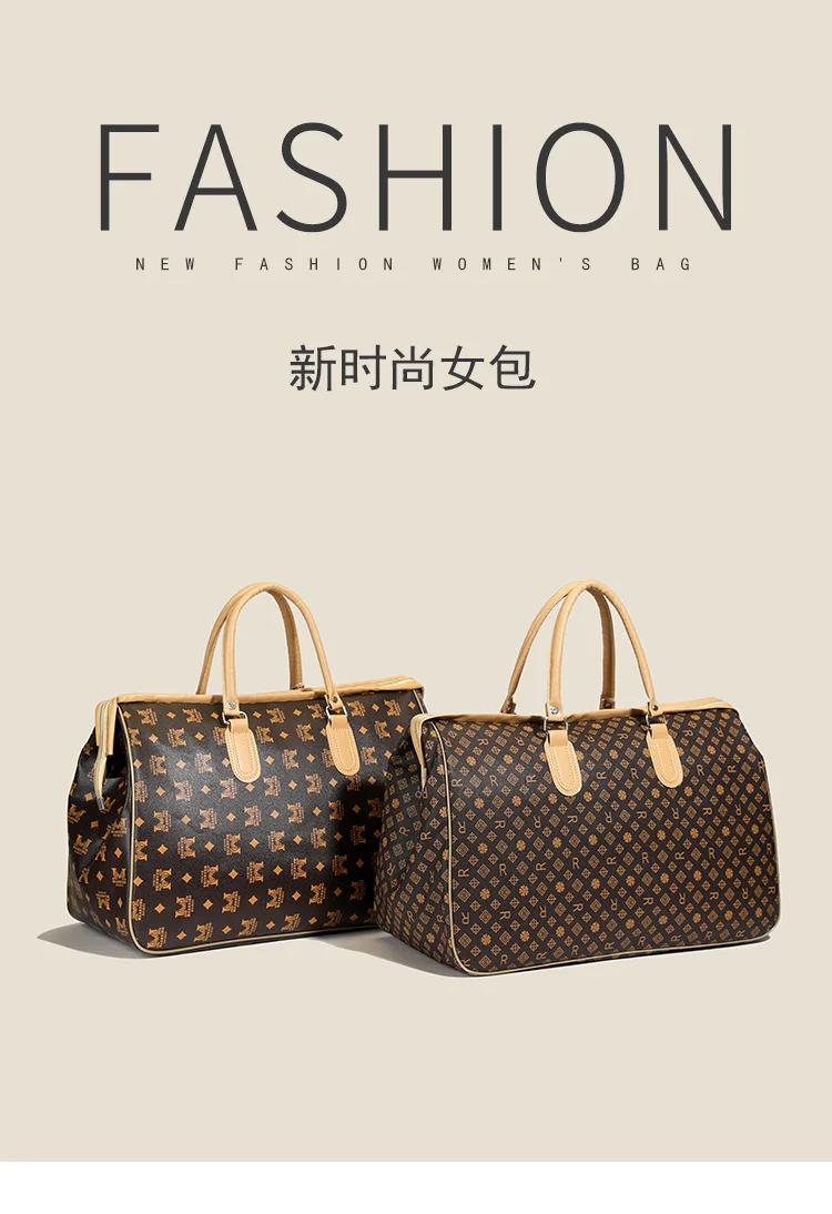

​​Women's Premium Tote Bag, Large Capacity with Retro Accents, Versatile Crossbody & Shoulder Bag for Modern Women​