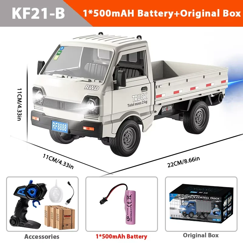 ZWN 1:16/1:18 RC AUTO Simulatie Drift Klimmen Truck Led Licht Kleine Lading Afstandsbediening Elektrisch Speelgoed Model voor Kinderen Geschenken