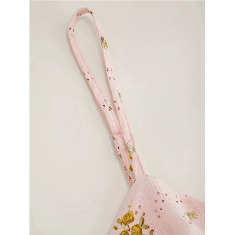 ABRT-Women's Backless Tops Summer Short Floral Sweet Backless Vest For Going Out Y2K