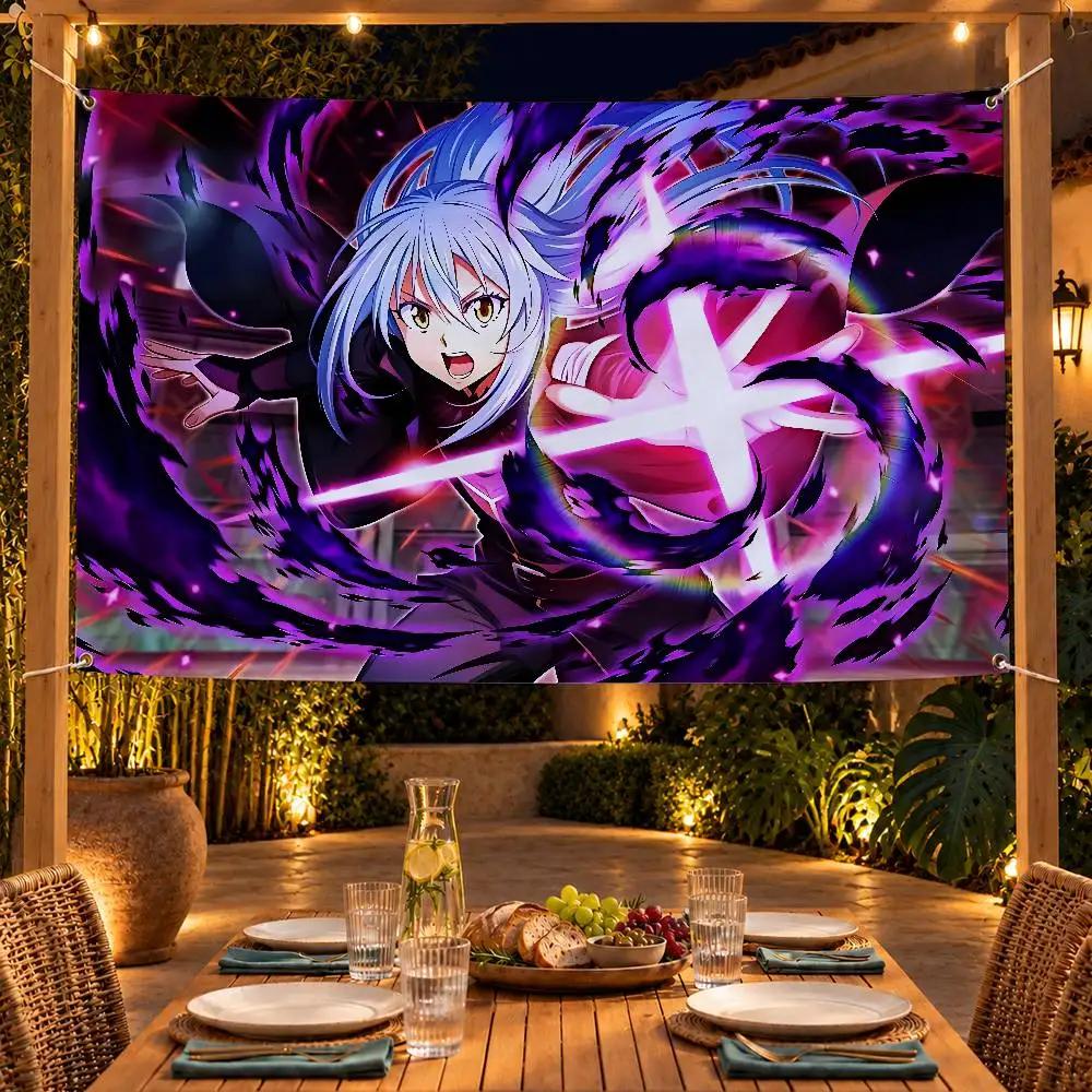 Fantasy Anime That Time I Got Reincarnated as a Slime Indoor Outdoor Flag Banner Party Decor Hanging Wall Backdrop