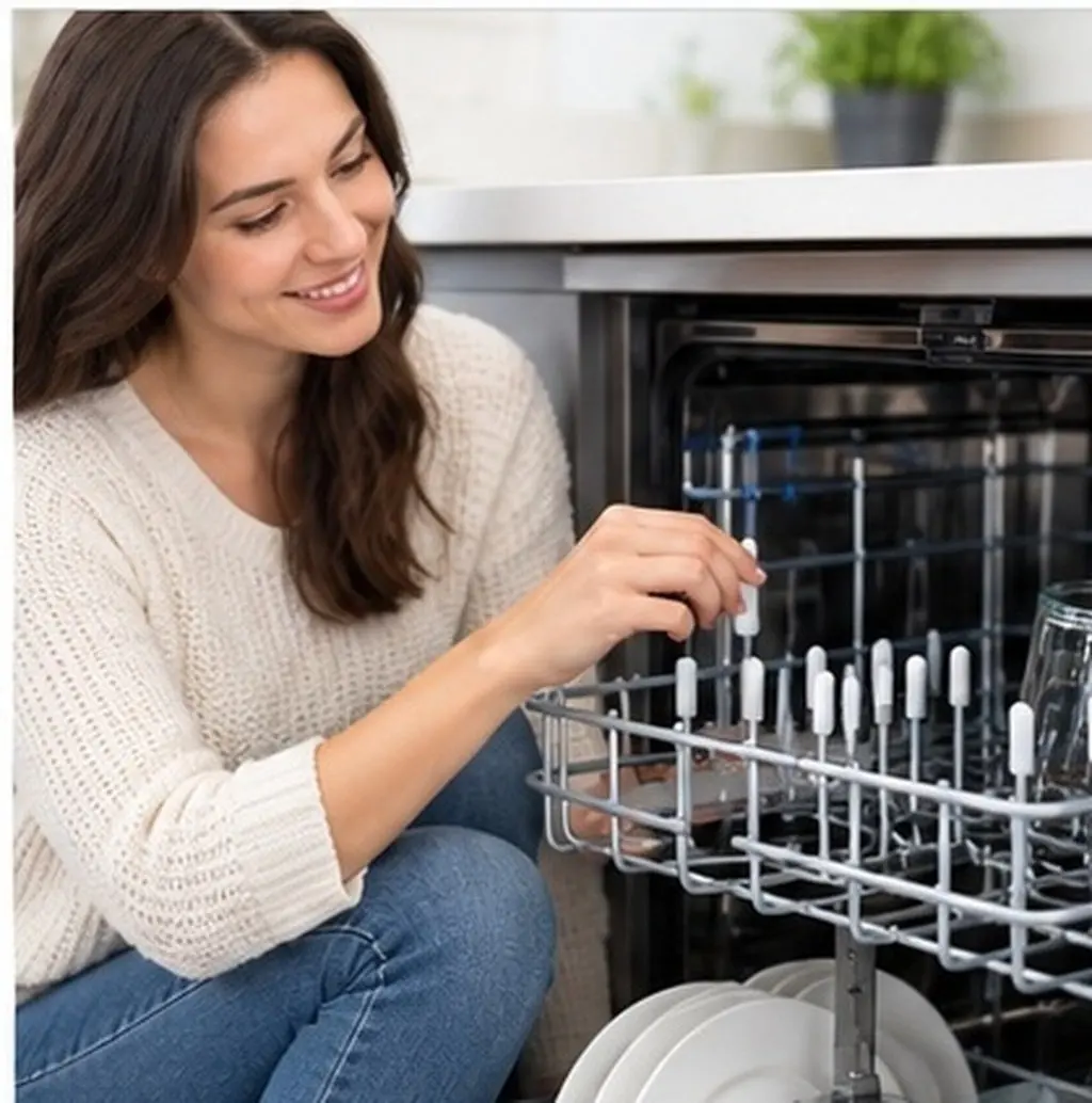 Dishwasher Rack Tip Cap Soft Flexible Rubber Protective Cover Scratch Prevention Replacement End Cover Universal Repair Tool