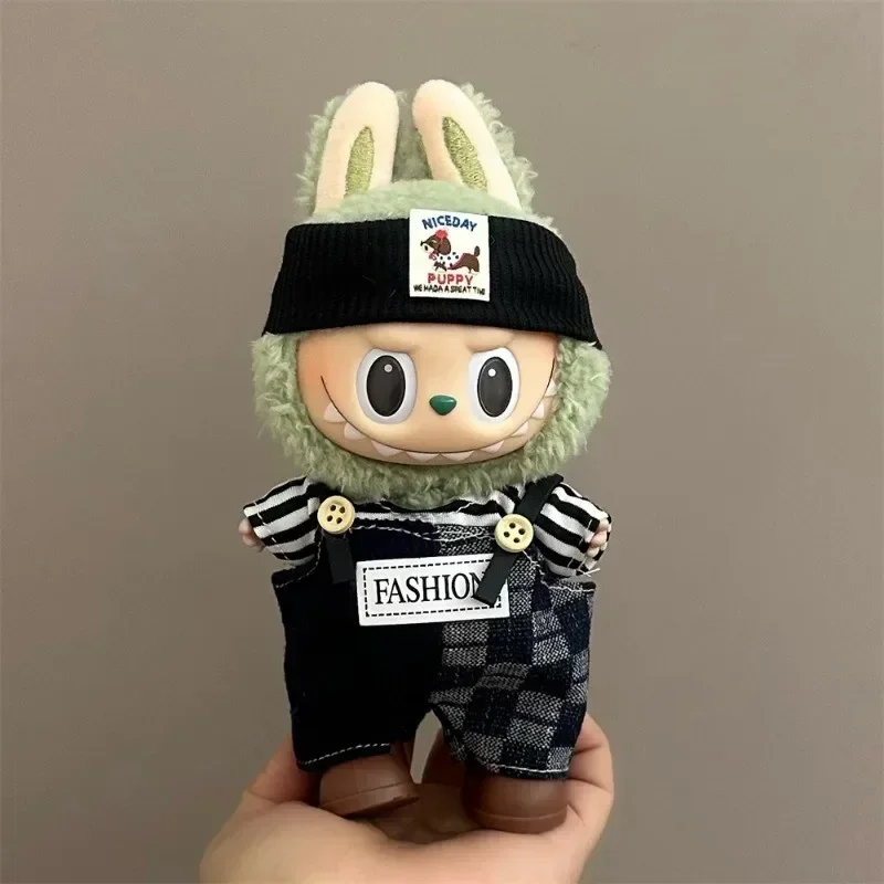 Labubu Clothes Set 17cm Plush Dolls Clothes Set Accessories For Labubu (Doll Not Included)