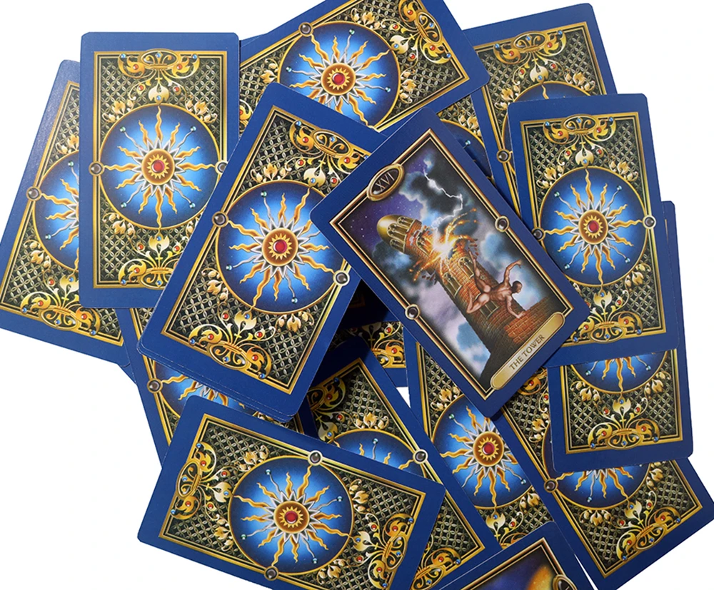 Tarot Cards for Beginners With Guid . Gilded Deck.78 Cards. Tarot Deck. New Tarot. Oracle Divination.Oracle Cards . Waite Tarot