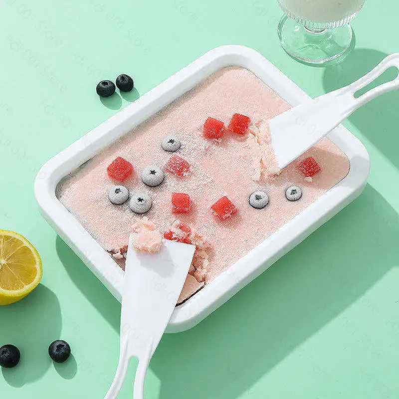 Ice Fried Machine Homemade Fruit Plug-in Free Fried Yogurt Machine Small Household Children's Mini Ice Cream Frozen Large