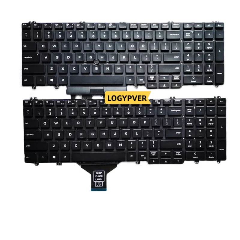 

Клавиатура для Dell Precision 3500 3540 3541 3501 Latitude 5500 5501 5510 5511 0XPYPV XPYPV PK132VX3B21 указатель Acklight