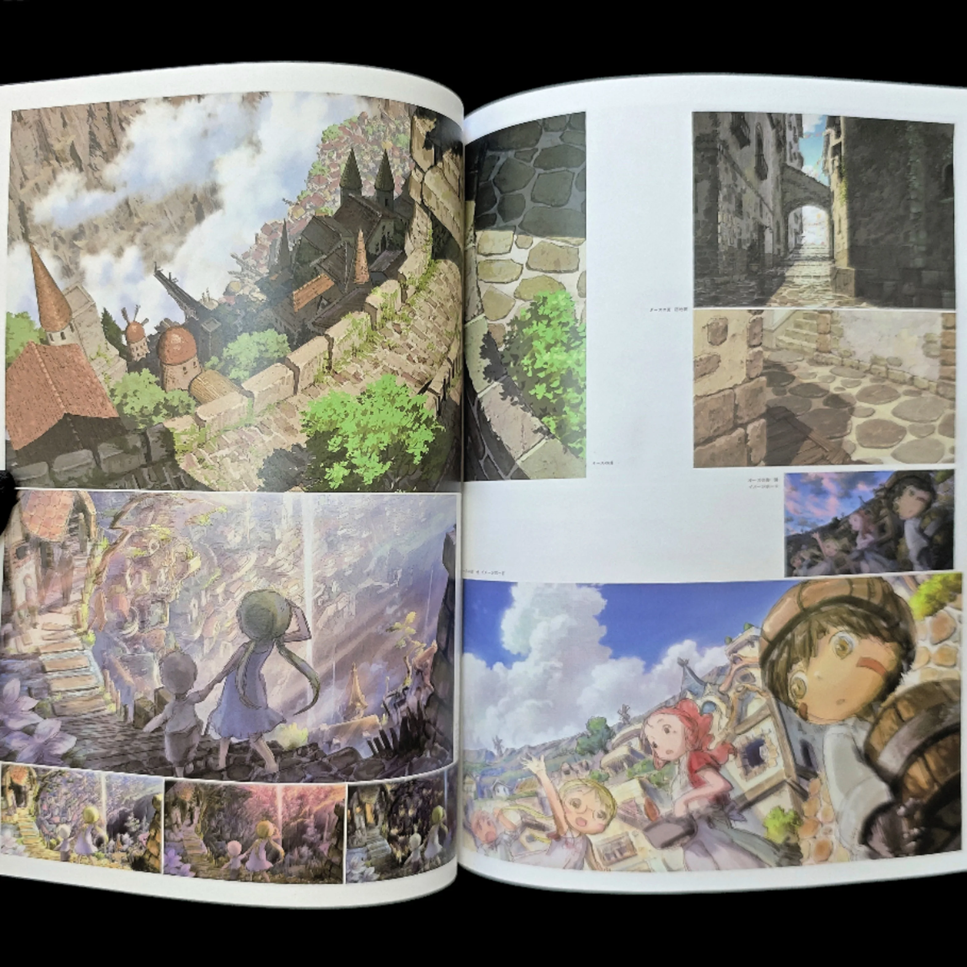 From The Abyss, Full-Color Setting Original Collection Made in Abyss Character Action Shot Hintergrund-Comic-Buch