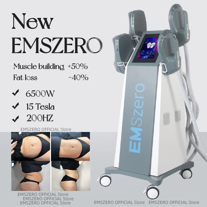 

Professional EMSzero RF Machine EMSzero Body Sculpting Machine EMS Fat Burning EMS Slimming Muscle Stimulator 15 Tesla
