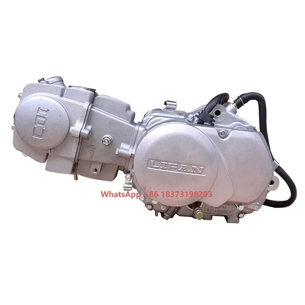 

Двигатель LiFan LF140 140 куб. см, горизонтальный, с масляным охлаждением, кикстартер, ручное сцепление, для питбайков, кроссовых мотоциклов, квадроциклов и мотоциклов