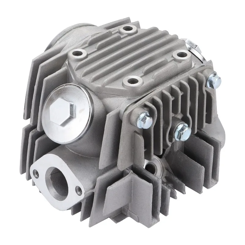 GOOFIT 52.4mm Cylinder Head Assembly Compatible with 4 Stroke 110cc ATV Go Kart Scooter Replacement Part
