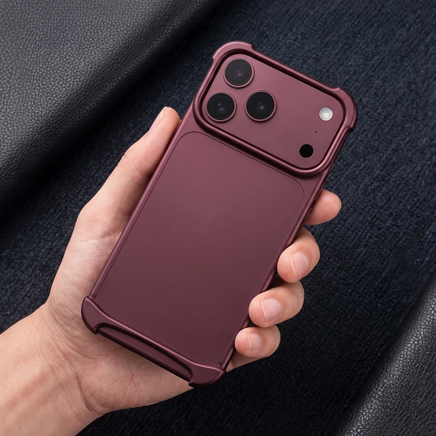 Oryginalne, wykonane z metalu aluminiowego, wytrzymałe etui typu ARC do iPhone 18, 17 Pro, 17 Pro Max, Air – dwuwarstwowe, wyjątkowe, zapewniające wysoki poziom ochrony. — zdjęcie produktu 3