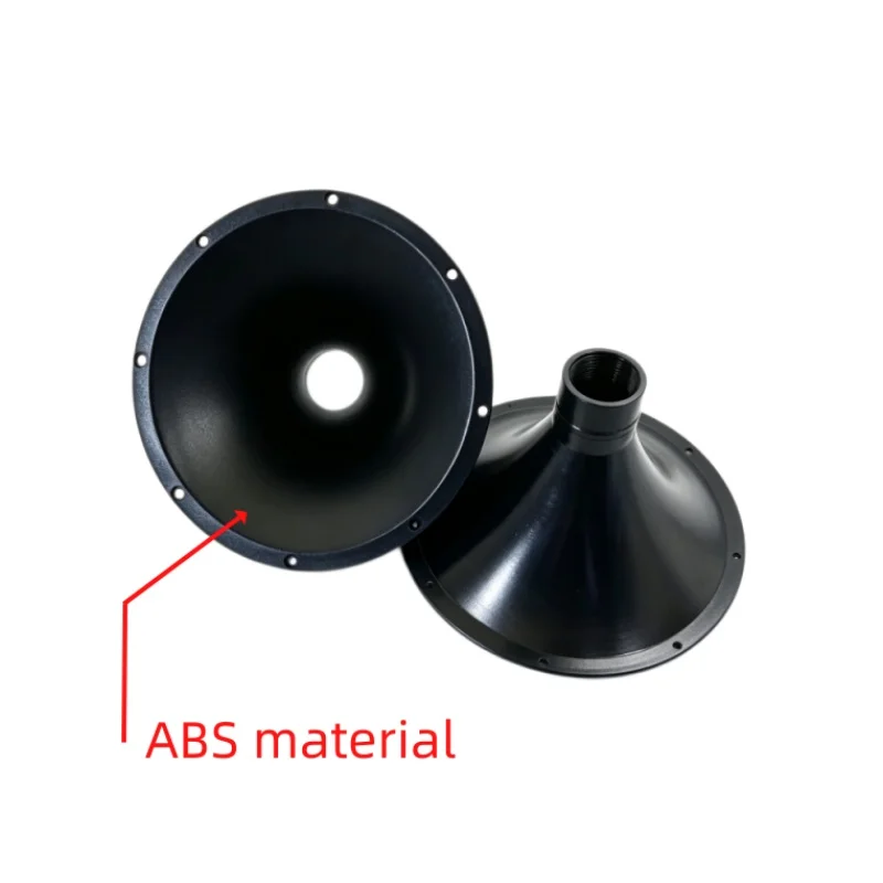 8inch Abs Plastic Circular Horns, 2 Pieces of 205mm Diameter Horns, 8inch Audio Horns, Abs Circular Horns, Stage Speaker Horns, Threaded Interface Horns, Speaker Amplification Horns, Professional Audio Horn Accessories, Speaker Horn Threaded Mouth 34mm Speaker Repair Parts.