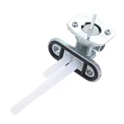 Fuel Tank Gas Petcock Tap for Yamaha YZ80 YZ85 YZ250 YZ400 YZ426 YZ450F - Silver