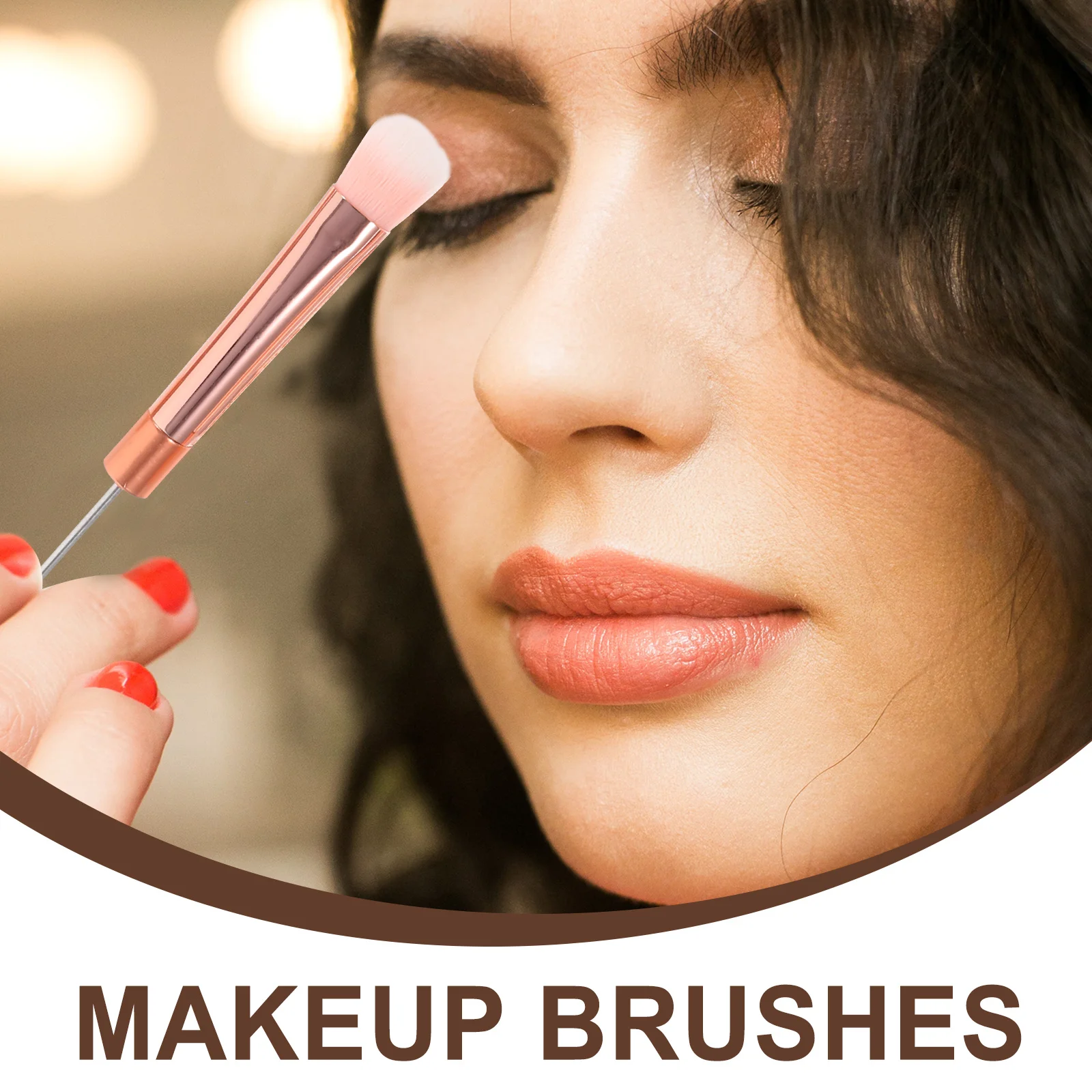 

5Pcs Makeup Brush Set Women Cosmetics Eye Shadow Blush Loose Powder Portable Long-Lasting Makeup Brush